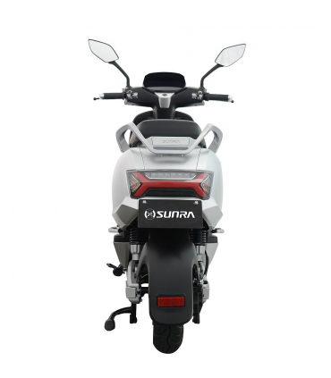 Moto eléctrica Sunra Robo S-125E Matriculable 3000W/40AH Blanca (Doble batería)